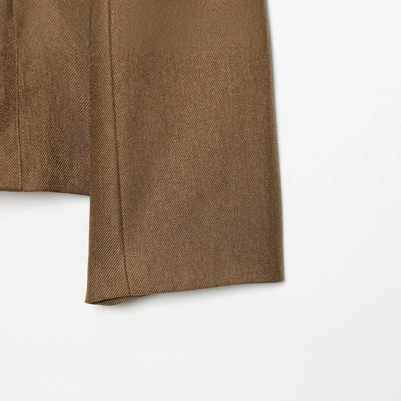 Damen Taillierte Kurzjacke im Wollmix mit Stehkragen und figurnahen Abnähern Drune