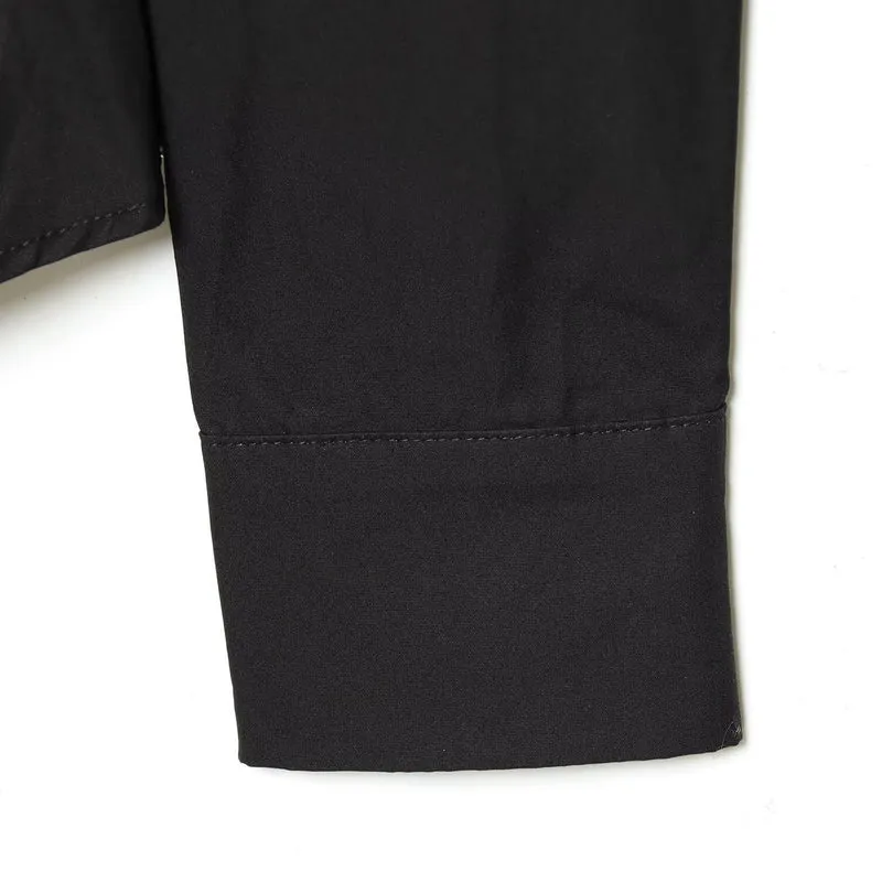 Damen Taillierte Hemdbluse mit Schößchen und Wiener Nähten Drune