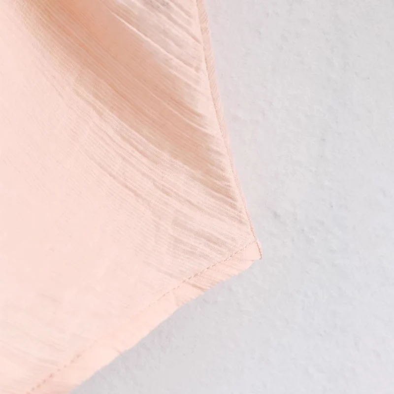 Damen Taillierte Bluse mit Stehkragen, V‑Ausschnitt und dekorativer Knopfleiste Drune