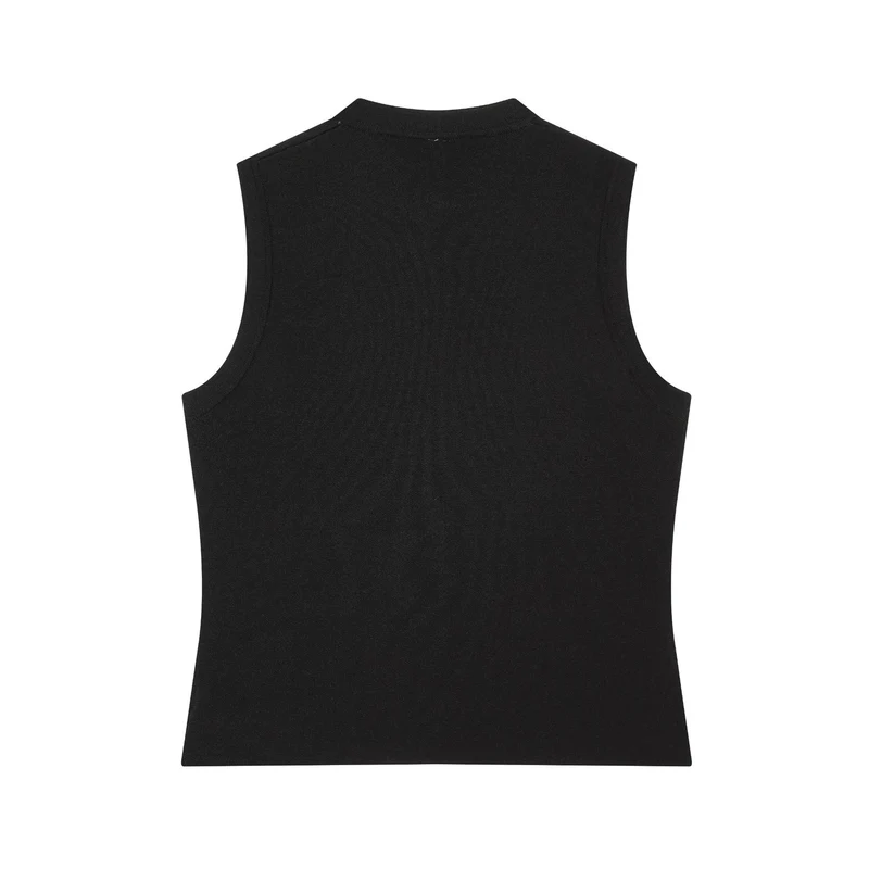 Damen Strickweste im Military‑Stil mit goldenen Zierknöpfen Drune