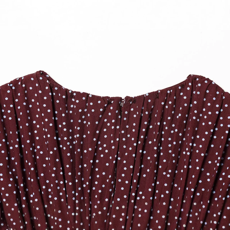 Damen Smock-Bluse mit elastischer Raffung und weiten Trompetenärmeln Drune