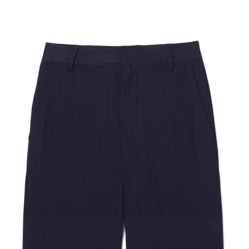 Damen Zweiteiliges Anzug-Set mit asymmetrischem Stehkragen-Blazer und weiter Palazzohose Drune