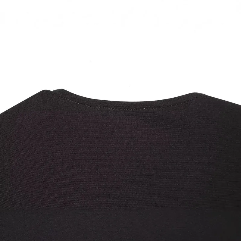 Damen Wickelkleid mit Drapierung, seitlicher Zierknopfleiste und V-Ausschnitt Drune