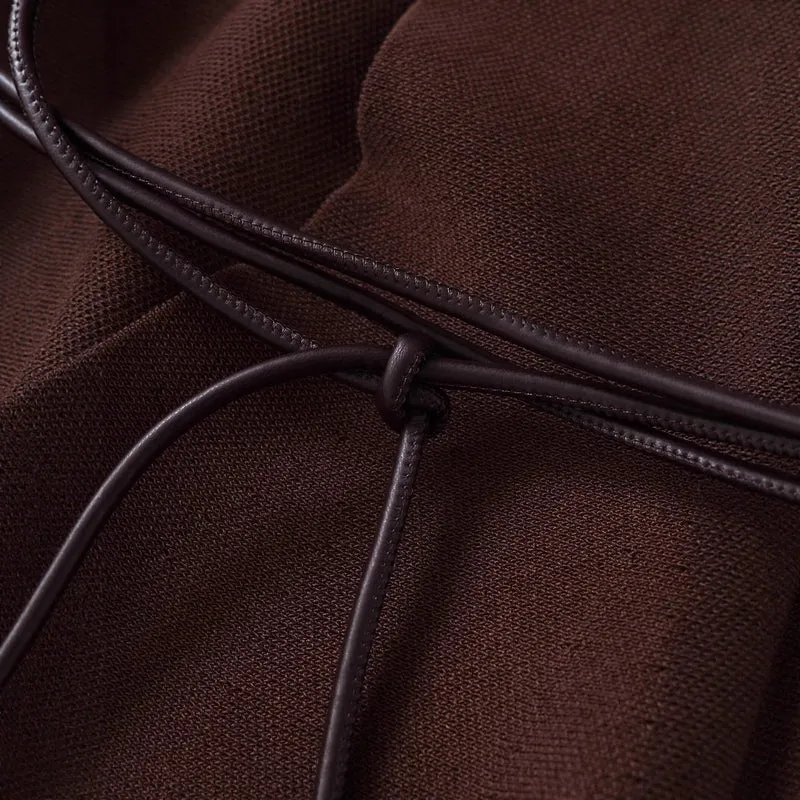 Damen Wickelcardigan aus Feinstrick mit Kimonoärmeln und Taillengürtel Drune