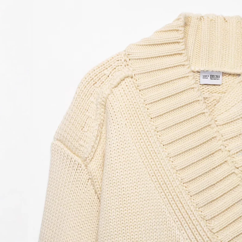 Damen Wickel-Strickcardigan mit Schalkragen und Bindegürtel Drune
