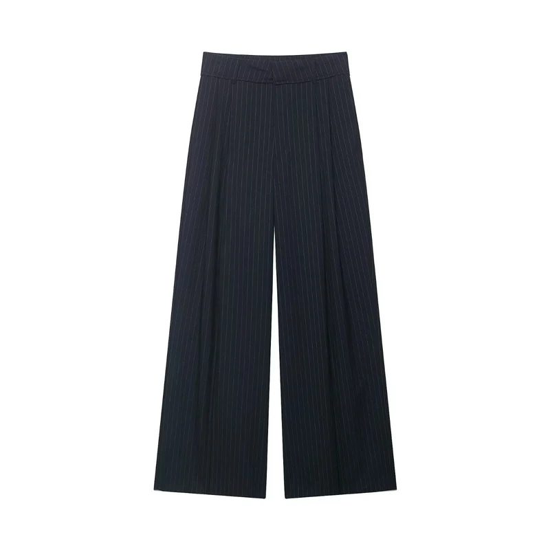 Damen Weite High‑Waist‑Palazzohose aus fließendem Jersey Drune