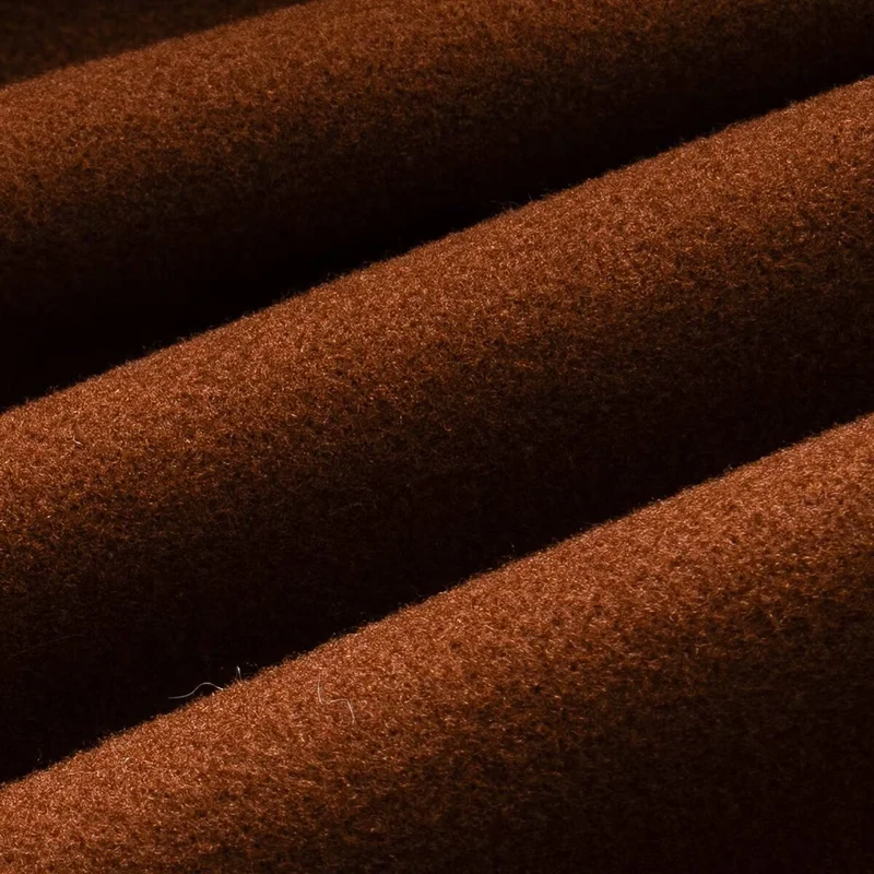 Damen Langer Wickelmantel mit breitem Schalkragen und Bindegürtel Drune