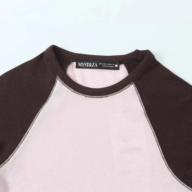 Damen Langarm-Raglanshirt aus weichem Jersey mit leicht tailliertem Schnitt Drune