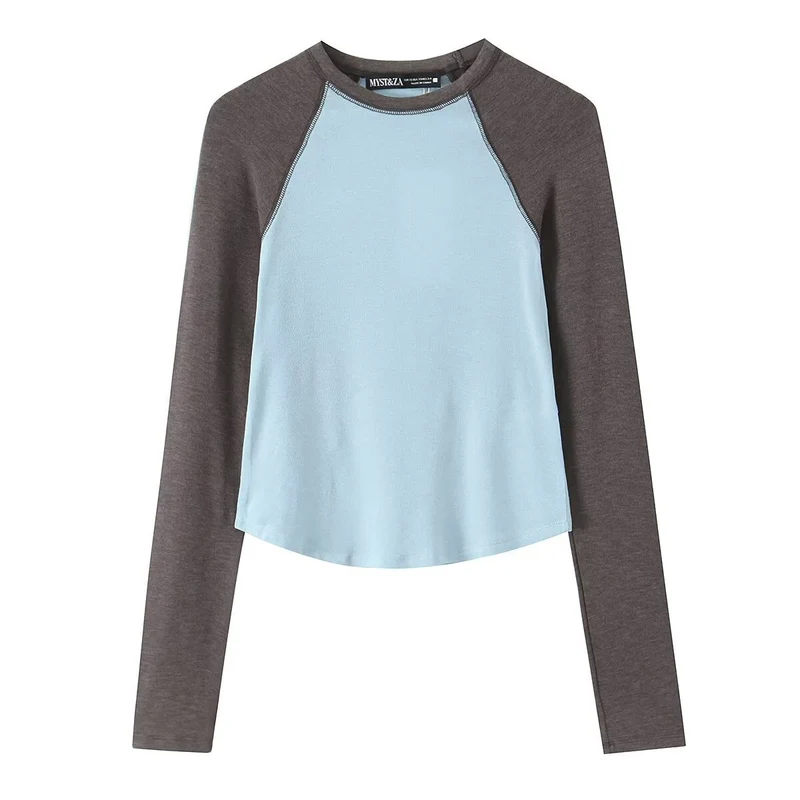 Damen Langarm-Raglanshirt aus weichem Jersey mit leicht tailliertem Schnitt Drune