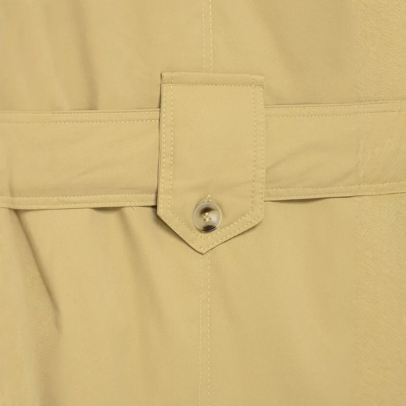 Damen Kurztrench mit Taillengürtel und Schulterklappen Drune