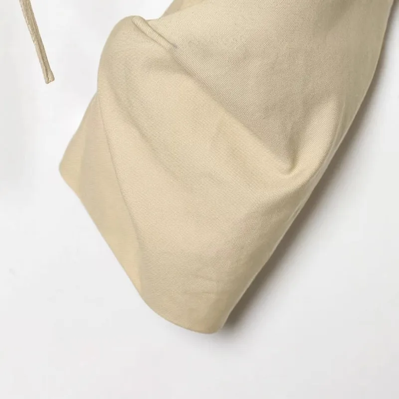 Damen Kurzjacke mit geraffter Vorderseite, Tunnelzug und großem Rundkragen Drune