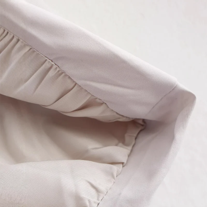 Damen Leichte Cropped-Workerjacke ohne Kragen mit Frontreißverschluss und Pattentaschen Drune