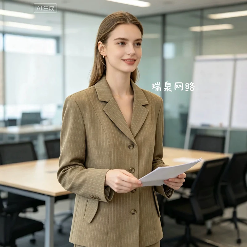 Damen Leicht taillierter einreihiger Blazer im Vintage‑Tailoring mit eingesetzten Pattentaschen Drune