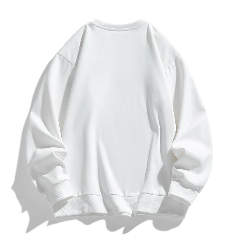 Unisex Oversize‑Sweatshirt mit Pinsel‑Print & geripptem Saum Drune