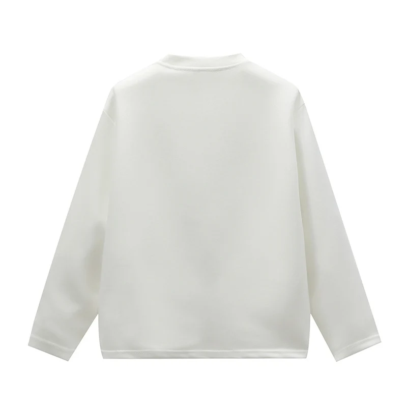 Unisex Oversize Rundhals-Sweatshirt mit Raglannähten und feiner Struktur Drune