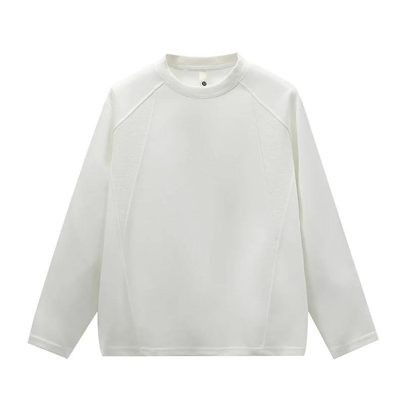 Unisex Oversize Rundhals-Sweatshirt mit Raglannähten und feiner Struktur Drune