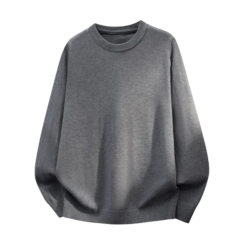 Unisex Oversize-Rundhals-Pullover aus feinem Merino-Mix Drune