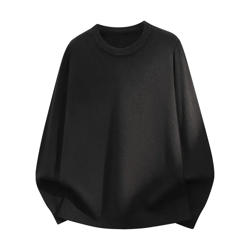 Unisex Oversize-Rundhals-Pullover aus feinem Merino-Mix Drune