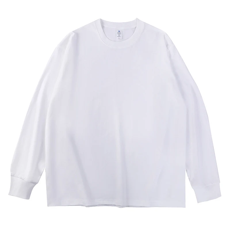 Unisex Oversize-Langarm-Sweatshirt mit Rundhalsausschnitt und gerippten Bündchen Drune