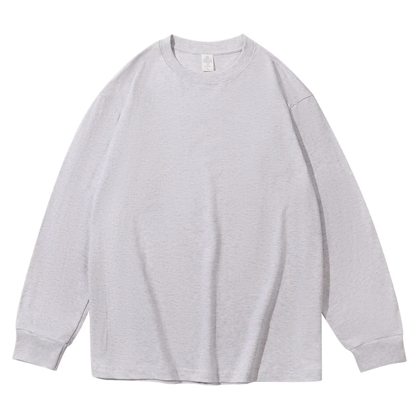 Unisex Oversize-Langarm-Sweatshirt mit Rundhalsausschnitt und gerippten Bündchen Drune