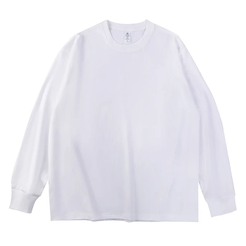 Unisex Oversize-Langarm-Sweatshirt mit Rundhalsausschnitt und gerippten Bündchen Drune