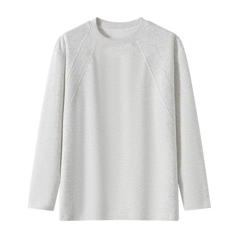 Unisex Oversize Langarm‑Sweatshirt mit Raglannähten und geripptem Rundhalsausschnitt Drune