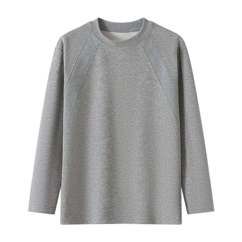 Unisex Oversize Langarm‑Sweatshirt mit Raglannähten und geripptem Rundhalsausschnitt Drune