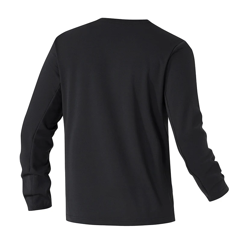 Unisex Oversize Langarm‑Sweatshirt mit Brustreißverschlusstasche und Rundhalsausschnitt Drune