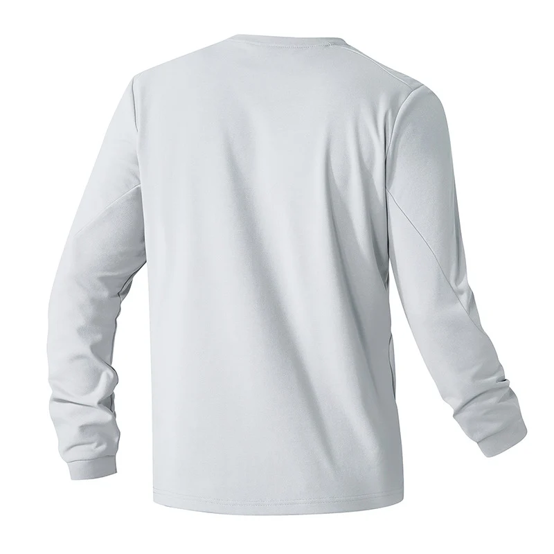 Unisex Oversize Langarm‑Sweatshirt mit Brustreißverschlusstasche und Rundhalsausschnitt Drune