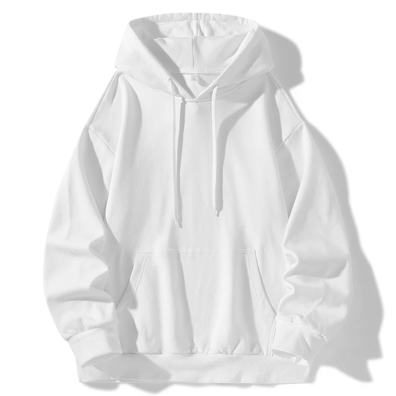 Unisex Oversize Kapuzenpullover aus schwerer Baumwollmischung mit Kängurutasche Drune