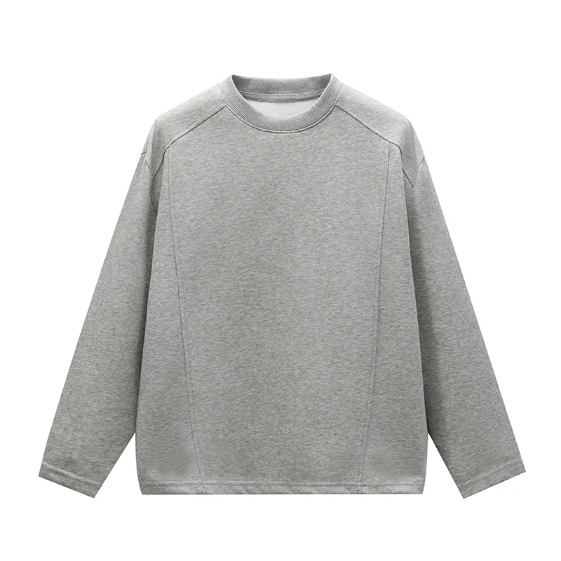 Unisex Minimalistisches Rundhals-Sweatshirt mit Raglanärmeln Drune