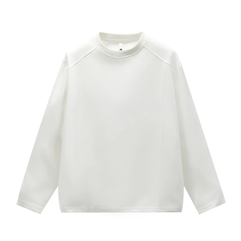 Unisex Minimalistisches Rundhals-Sweatshirt mit Raglanärmeln Drune