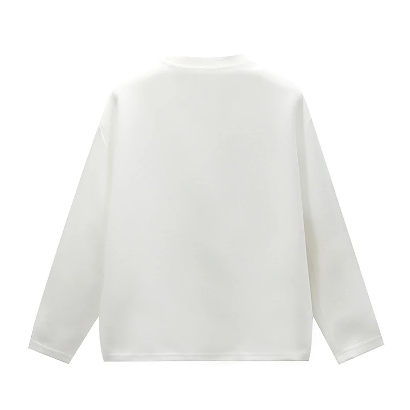 Unisex Minimalistisches Rundhals-Sweatshirt mit Raglanärmeln Drune