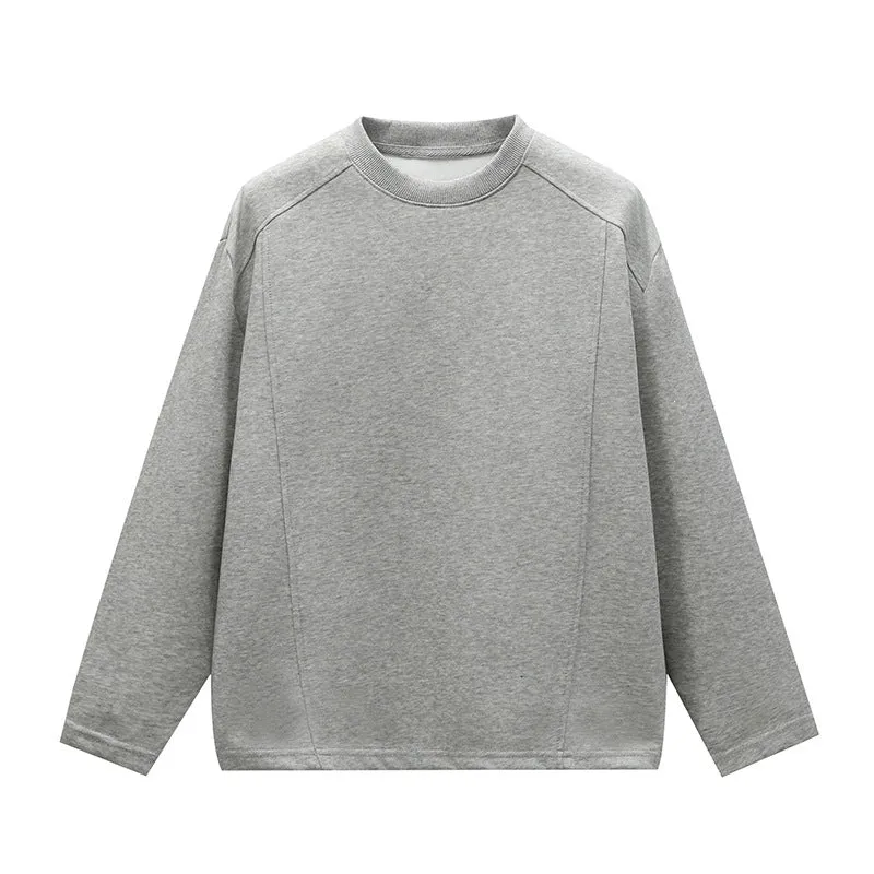 Unisex Minimalistisches Rundhals-Sweatshirt mit Raglanärmeln Drune