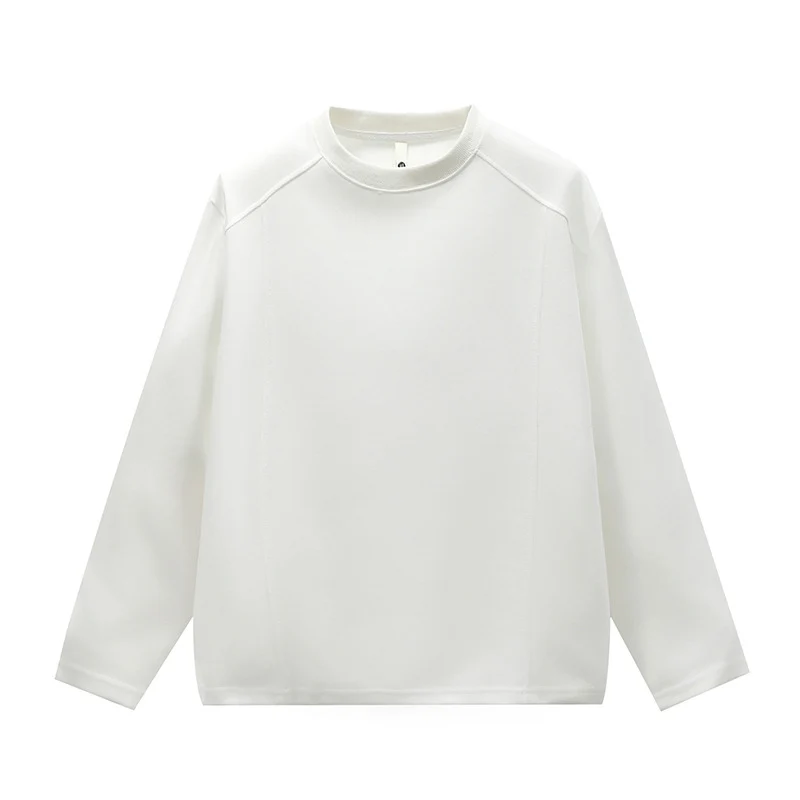 Unisex Minimalistisches Rundhals-Sweatshirt mit Raglanärmeln Drune