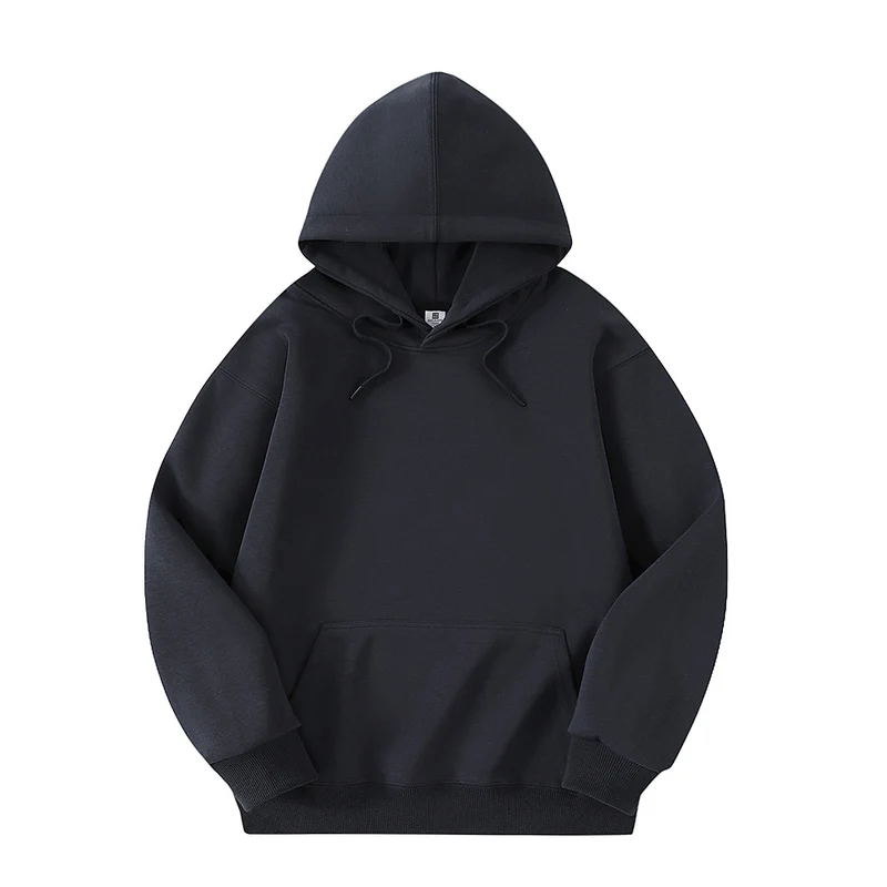 Unisex Minimalistischer Oversize-Kapuzenpullover mit French‑Terry-Qualität und verstärkten Nähten Drune