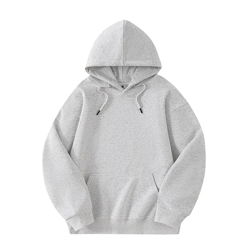 Unisex Minimalistischer Oversize-Kapuzenpullover mit French‑Terry-Qualität und verstärkten Nähten Drune