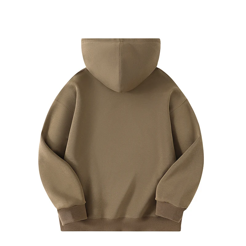 Unisex Minimalistischer Oversize-Kapuzenpullover mit French‑Terry-Qualität und verstärkten Nähten Drune