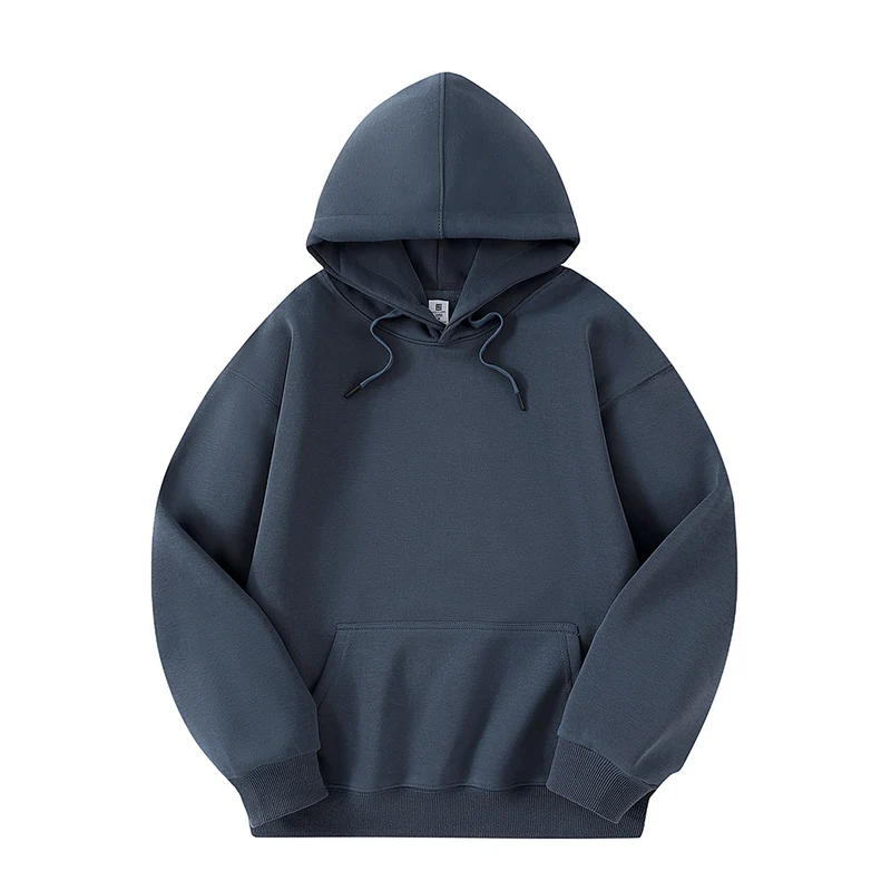 Unisex Minimalistischer Oversize-Kapuzenpullover mit French‑Terry-Qualität und verstärkten Nähten Drune