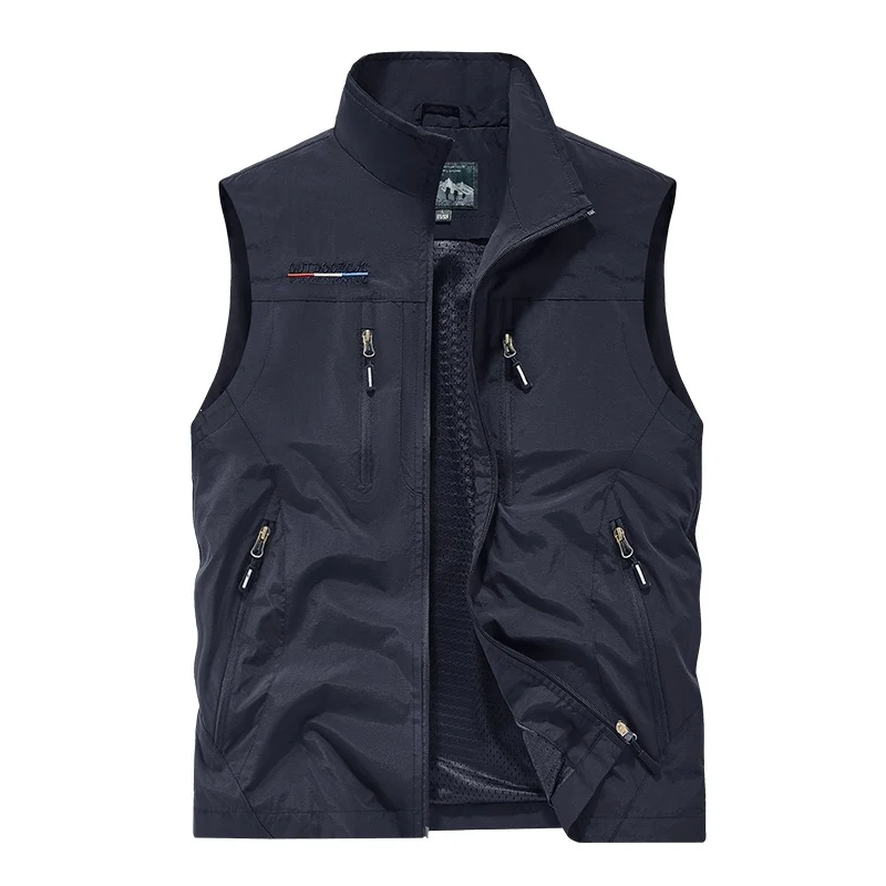 Herren Wind- und wasserabweisende Outdoor-Softshell-Weste mit Reißverschluss & Multi-Taschen Drune