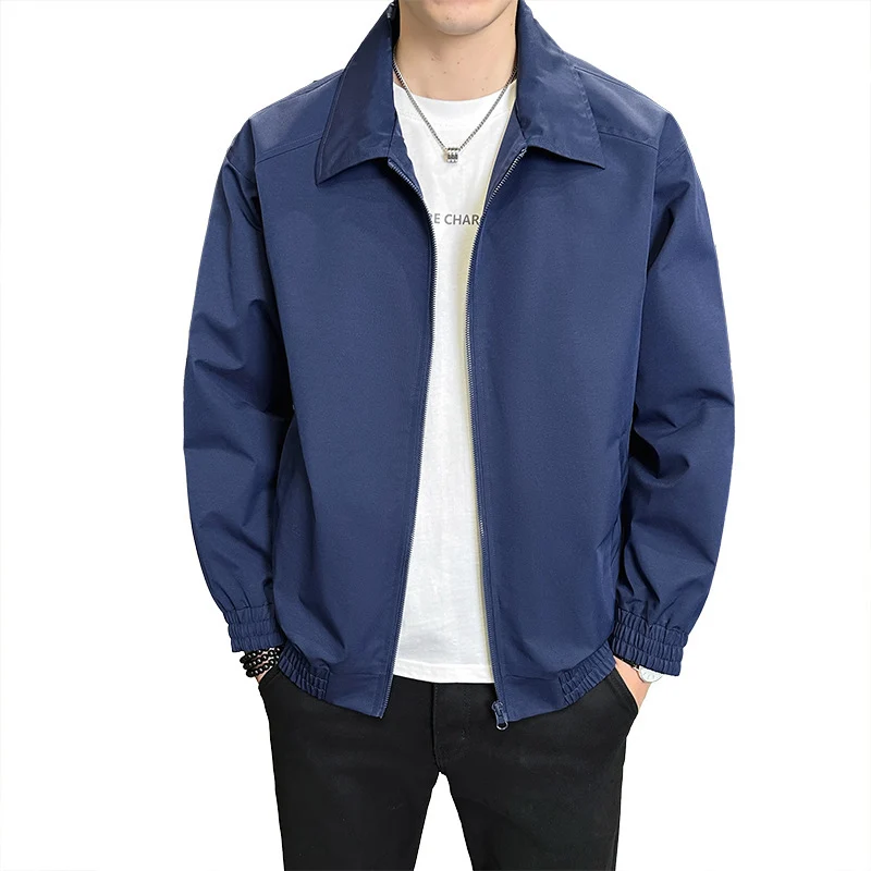 Herren leichtgewichtige Freizeitjacke mit elastischem Bund und praktischen Taschen Drune
