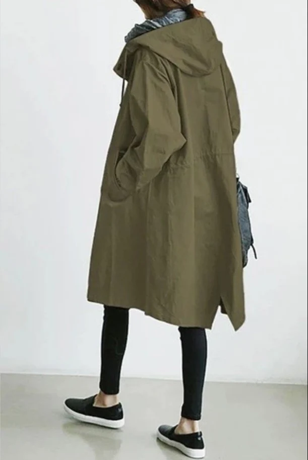 Drune | Regenjacke - Mit Knopfverschluss Vorne