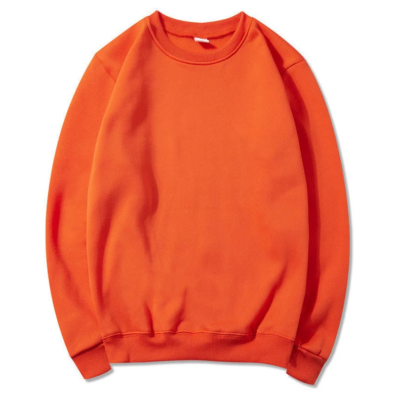 Damen Sweatshirt aus weichem Baumwollmaterial mit Rundhalsausschnitt Drune
