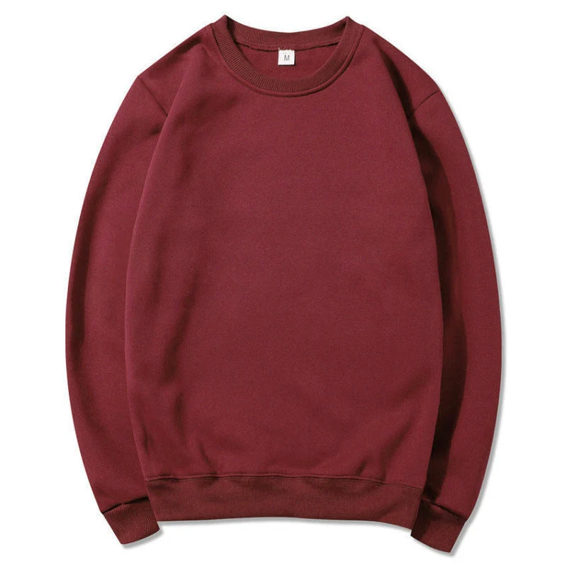Damen Sweatshirt aus weichem Baumwollmaterial mit Rundhalsausschnitt Drune