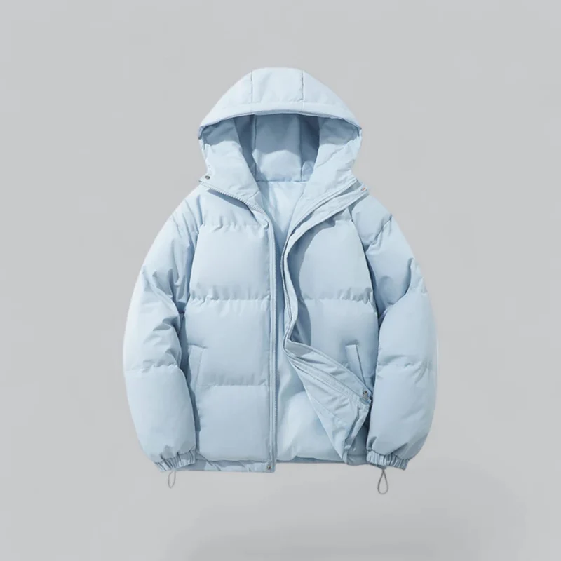 Drune | Winter Klassische Daunen Reißverschluss Jacke - Kapuzen