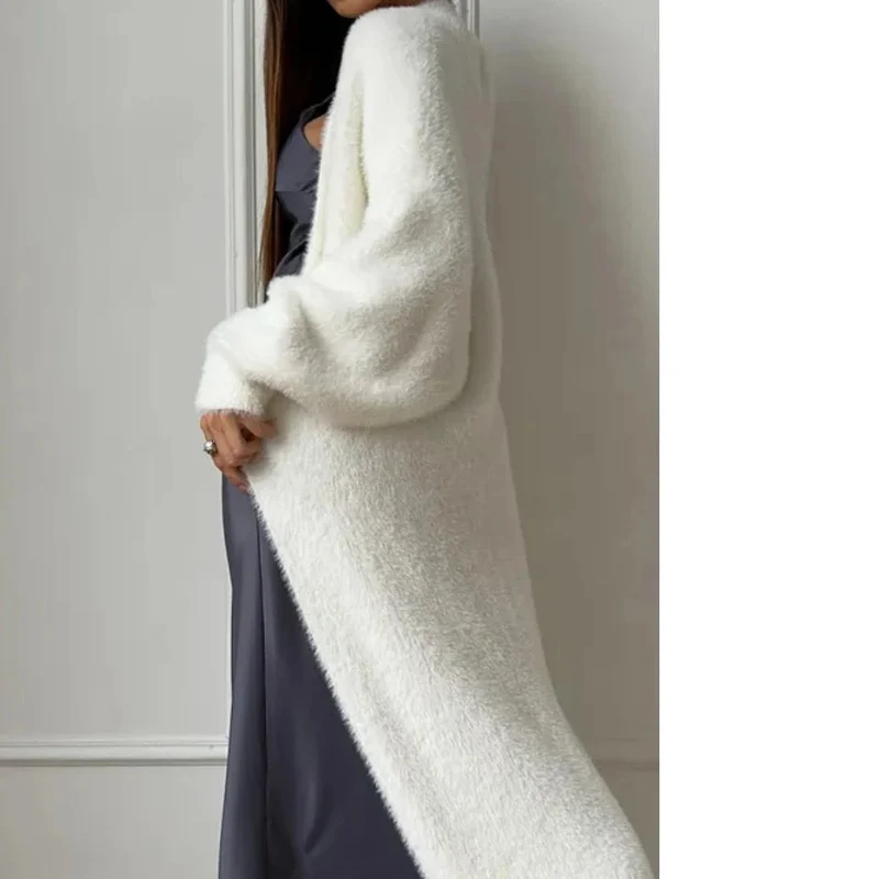 Drune | Damen Lange Strickjacke mit Lockere Passform