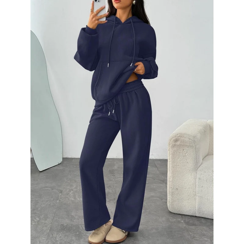 Damen Bequemer Oversized Jogginganzug Drune