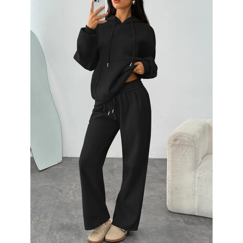 Damen Bequemer Oversized Jogginganzug Drune
