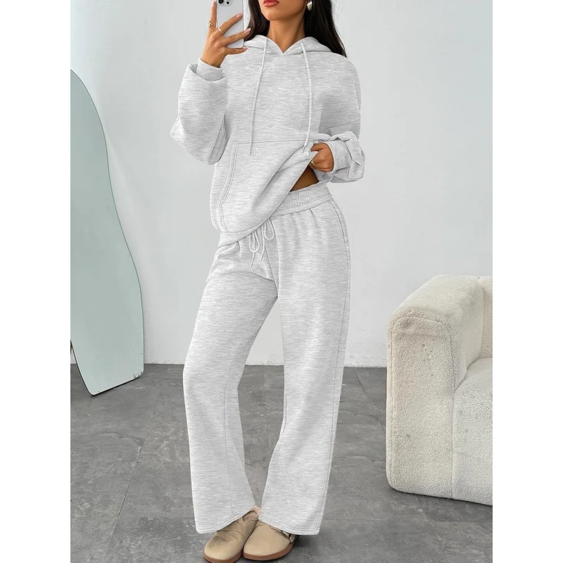 Damen Bequemer Oversized Jogginganzug Drune