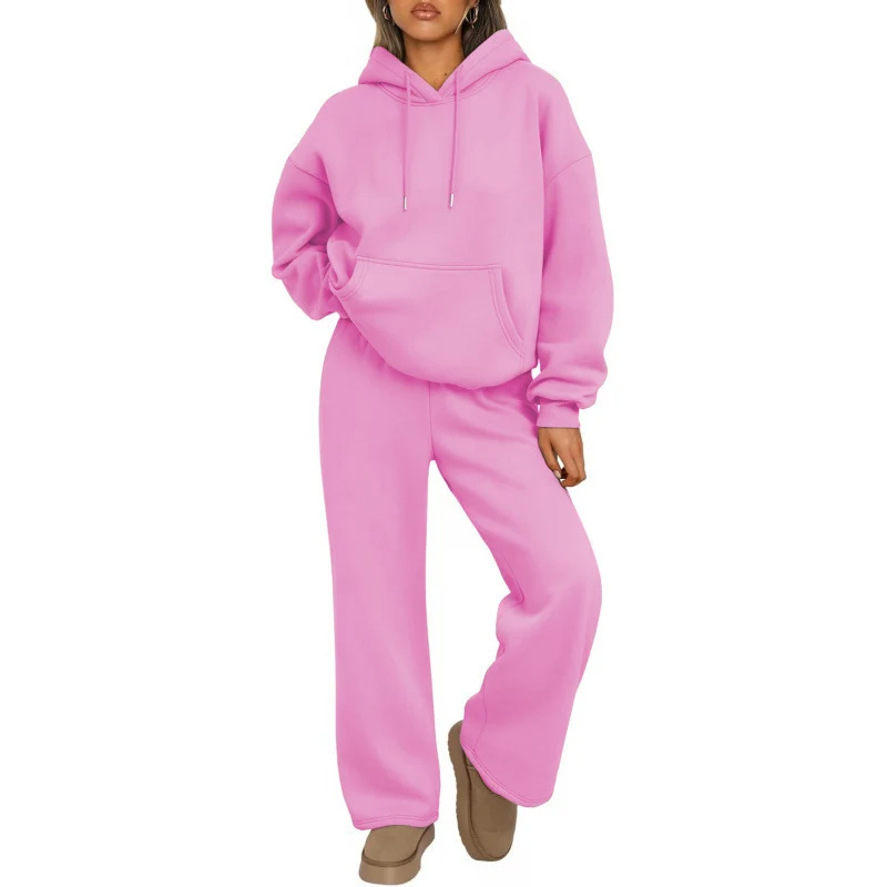 Damen Bequemer Oversized Jogginganzug Drune